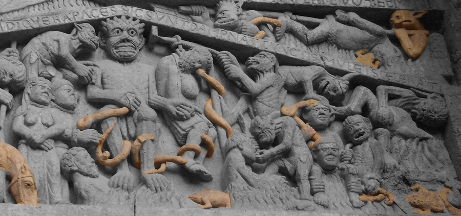 Le bestiaire du tympan de Conques