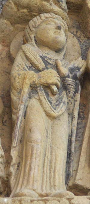 Le geste de foi de sainte Foy