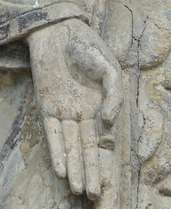 Le pouce baissé du Christ