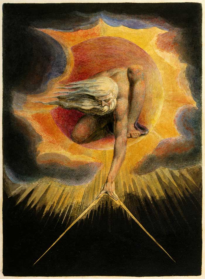 William Blake, Le Grand Architecte (The Ancient of Days),  British Museum
